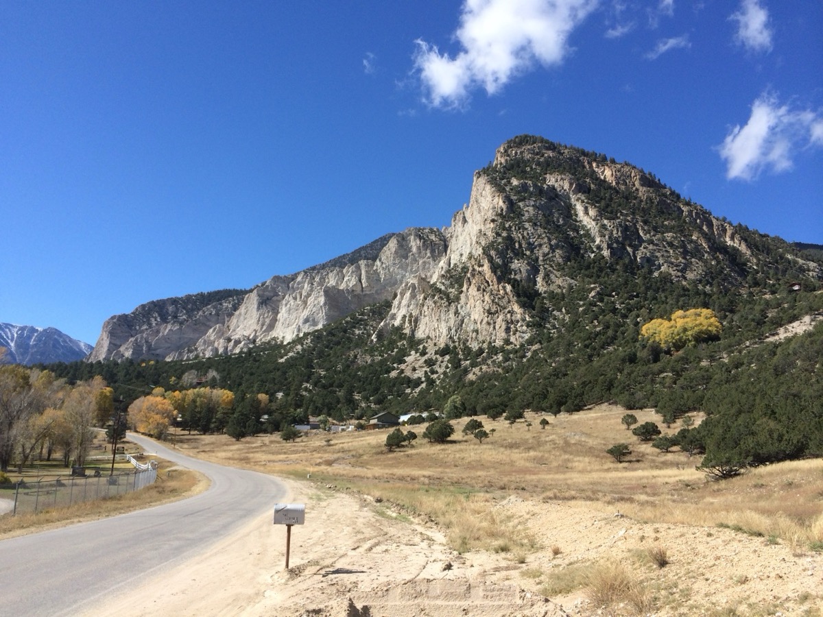 Scenic mountain highway